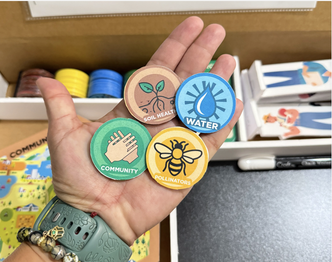 Tokens representing different agroecological elements